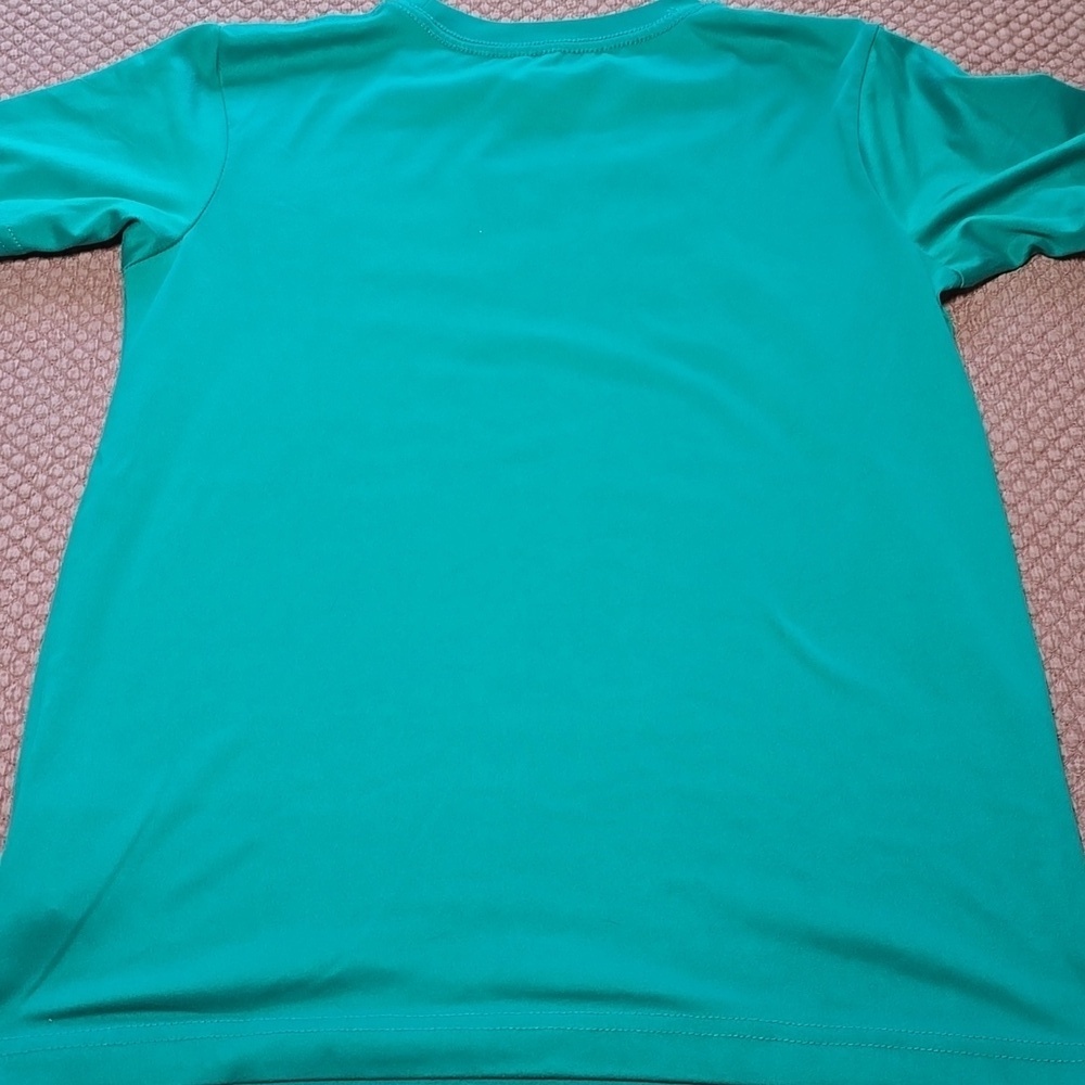 Nike Skateboarding Crew Neck Teal Dri-FIT T-Shirt - KIDS Size 10 -12 - Picture 8 of 8